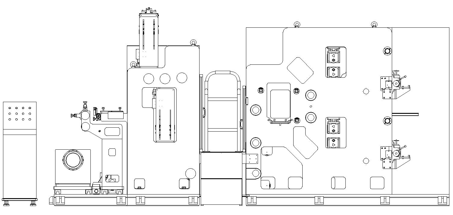 Станок для продольной резки электродов Electrode slitting machine