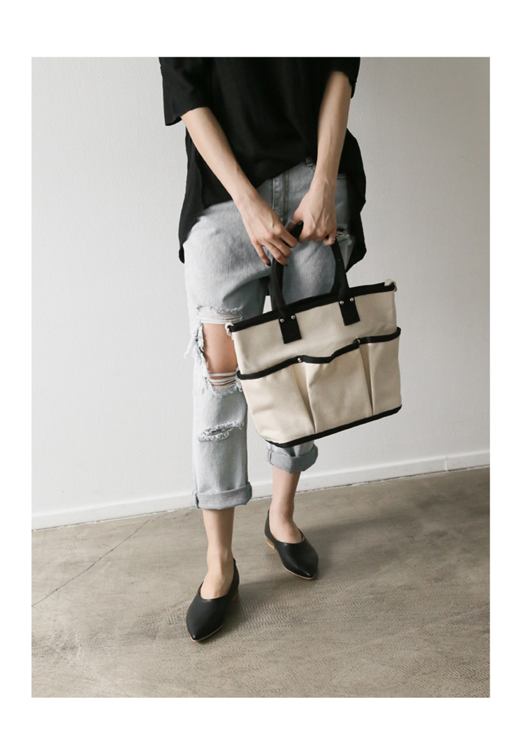 ホワイトトートバッグ White Tote Bag