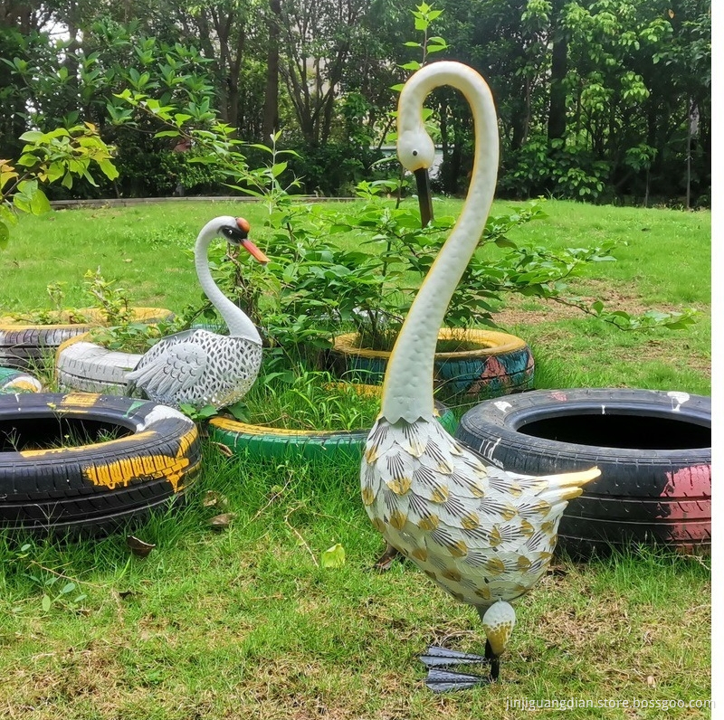 LED Iron Swan Lamp LED Iron Swan Lamp