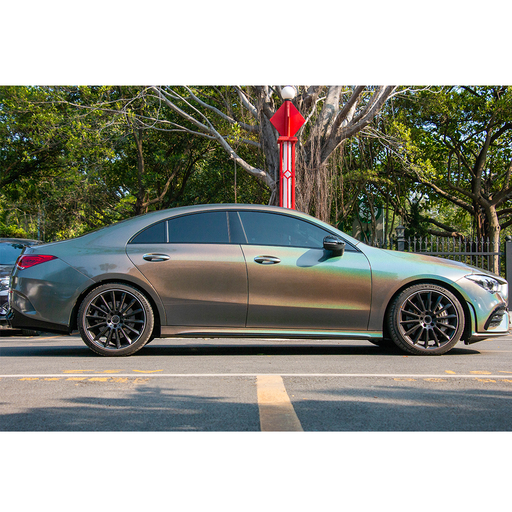Iridecence laser Grey Vinyl Wrap Iridecence laser Grey Vinyl Wrap
