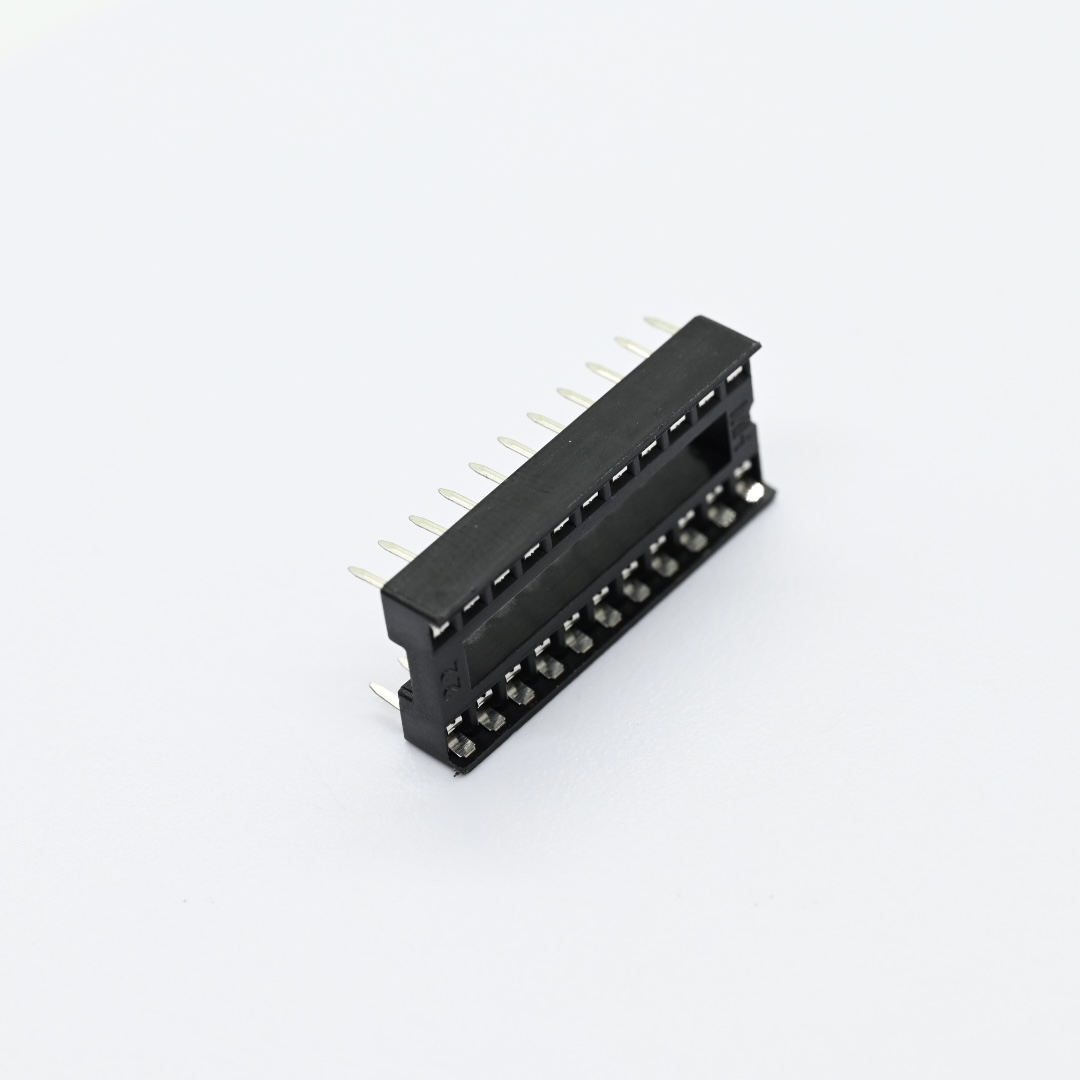 IFES01-XXX+2.54mm Dual-in-line Socket Straight DIP Type Stamped(2) IFES01-XXX+2.54mm Dual-in-line Socket Straight DIP Type Stamped(2)