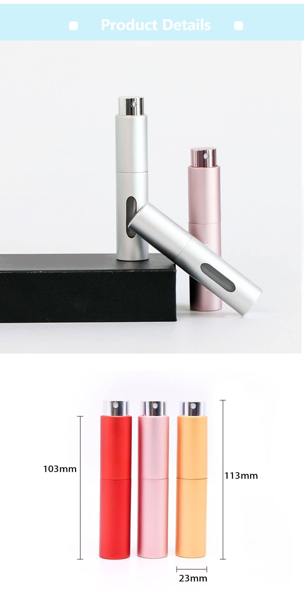 Aluminum Perfume Bottle Aluminum Perfume Bottle