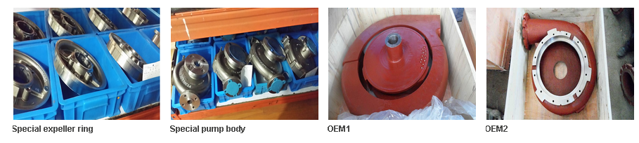 OEM slurry pump spare parts