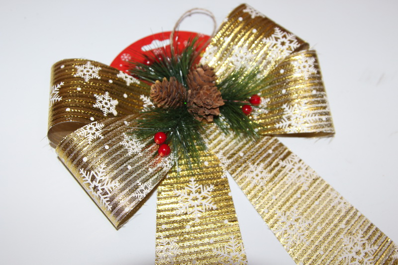 Noeud de ruban cadeau de Noël Christmas Gift Ribbon Bow