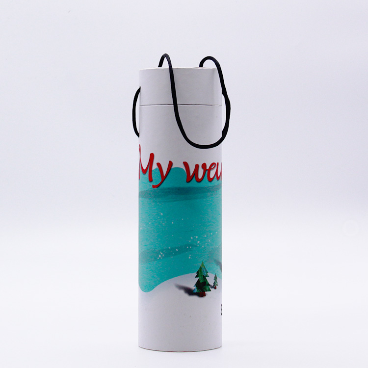 Customized Christmas paper tube gift box Customized Christmas paper tube gift box