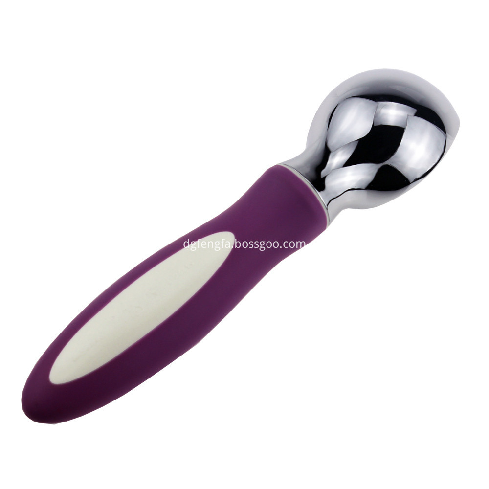 Useful Zinc Alloy Ice Cream Spoon Ice Cream Scoop With Plastic Handle