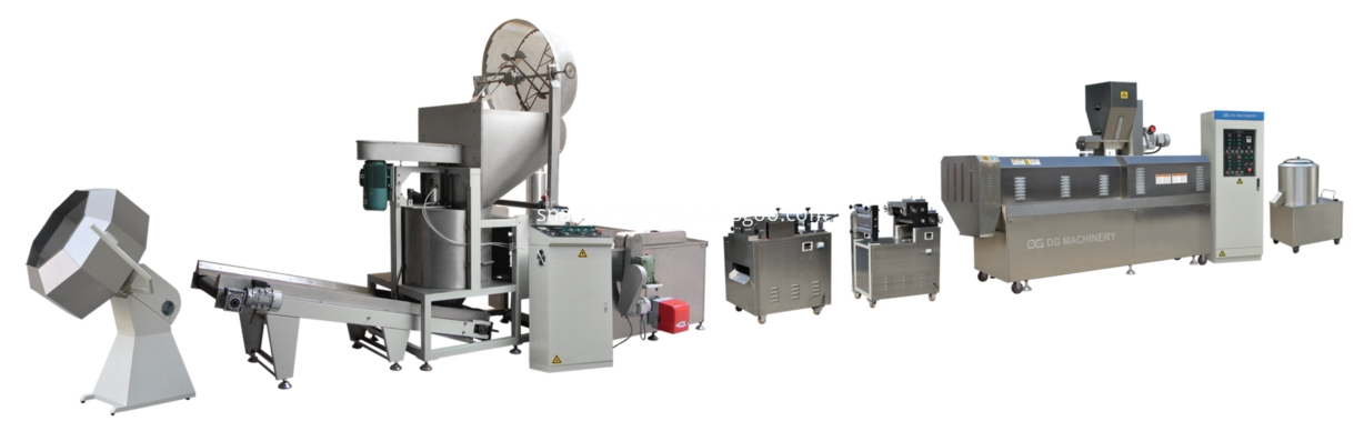 Food puffing machine processing line Food puffing machine processing line