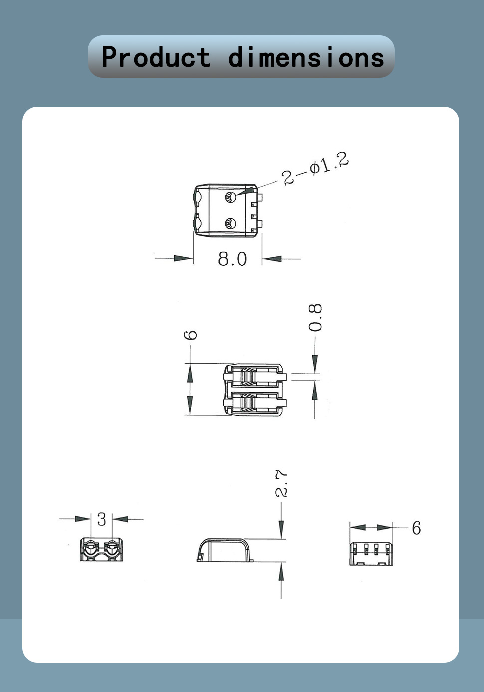 SMD Wire Terminals Block SMD Wire Terminals Block