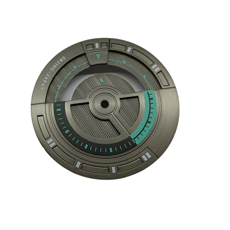 Long window date watch dial Long window date watch dial
