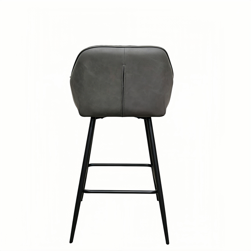 BRJY-022-FMDKGRY PU BAR CHAIR4 BRJY-022-FMDKGRY PU BAR CHAIR4