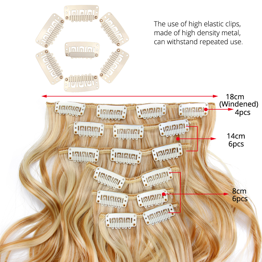 5 Curly Clips In Hair Extension 22