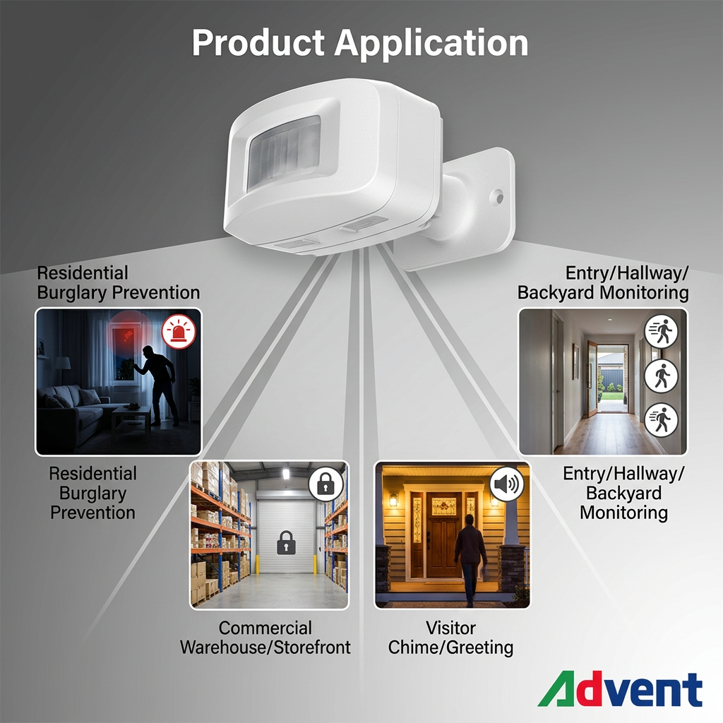 PIR Motion Sensor Window Alarm PIR Motion Sensor Window Alarm