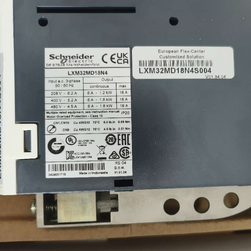 Schneider servo amplifier LXM 32MD18N4 Servo amplifier Schneider servo amplifier LXM 32MD18N4 Servo amplifier