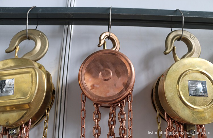 palan à chaîne étanche proof chain hoist