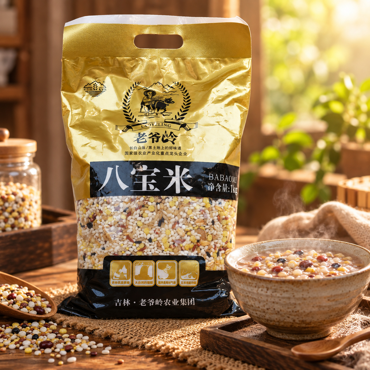 Organic Mixed Grain Eight Treasure Rice3 Organic Mixed Grain Eight Treasure Rice3