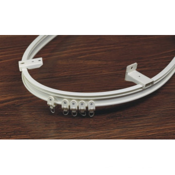 Bendable Curtain Track Image Pvc Window Pvc Plastic Ceiling Curved Double Curtain Rail China Manufacturer