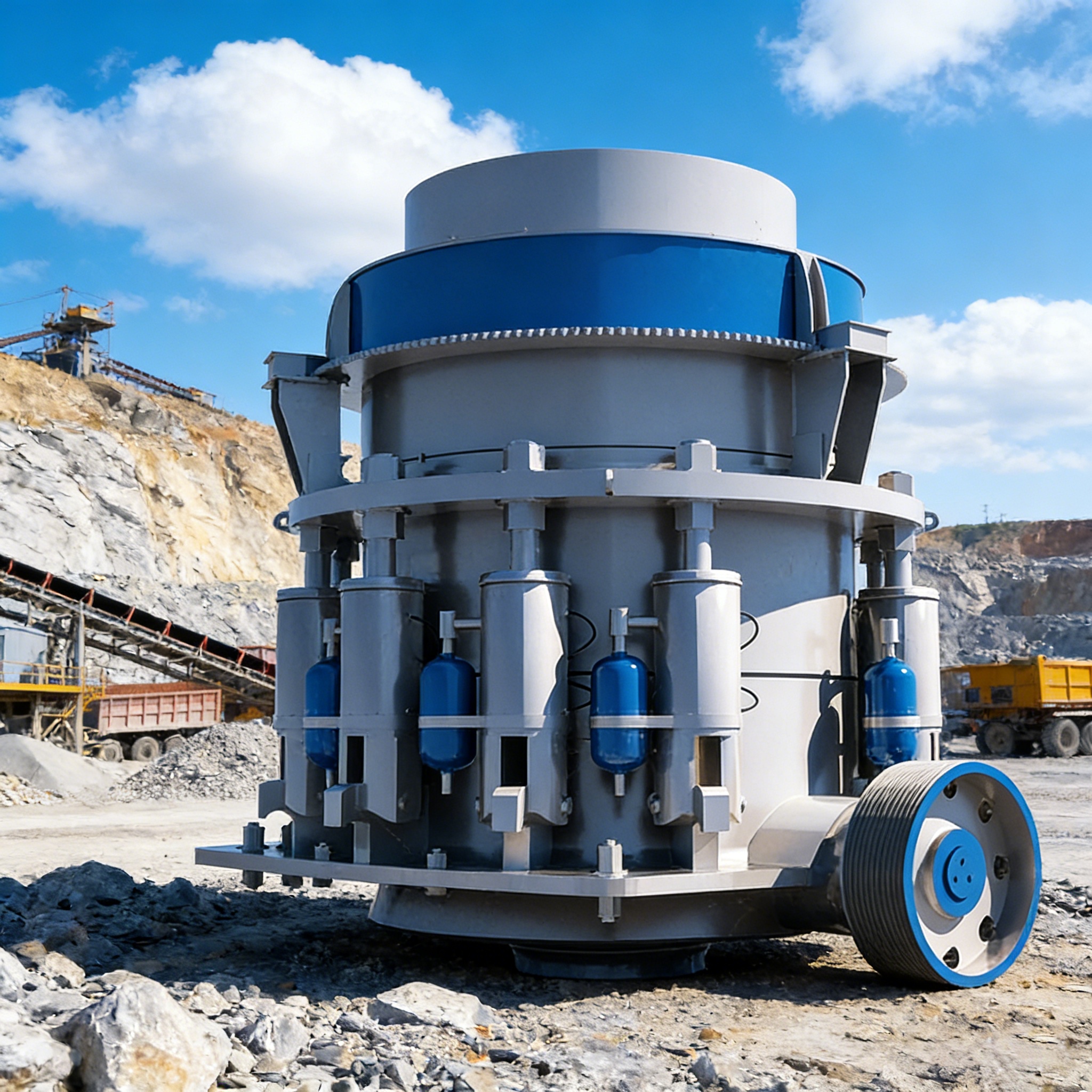 Multi-Cylinder Cone Crusher 60-120 TPH Multi-Cylinder Cone Crusher 60-120 TPH