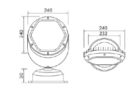 Led Tile Slots Lamp