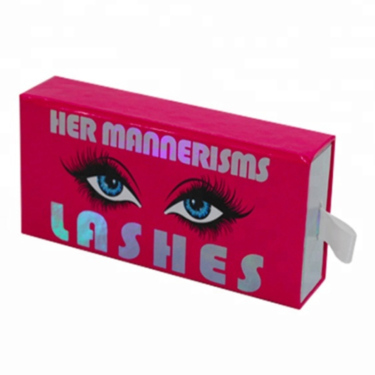 Pudełka do rzęs do pakowania niestandardowych szuflad Custom Slide Drawer Packaging Eyelash Boxes