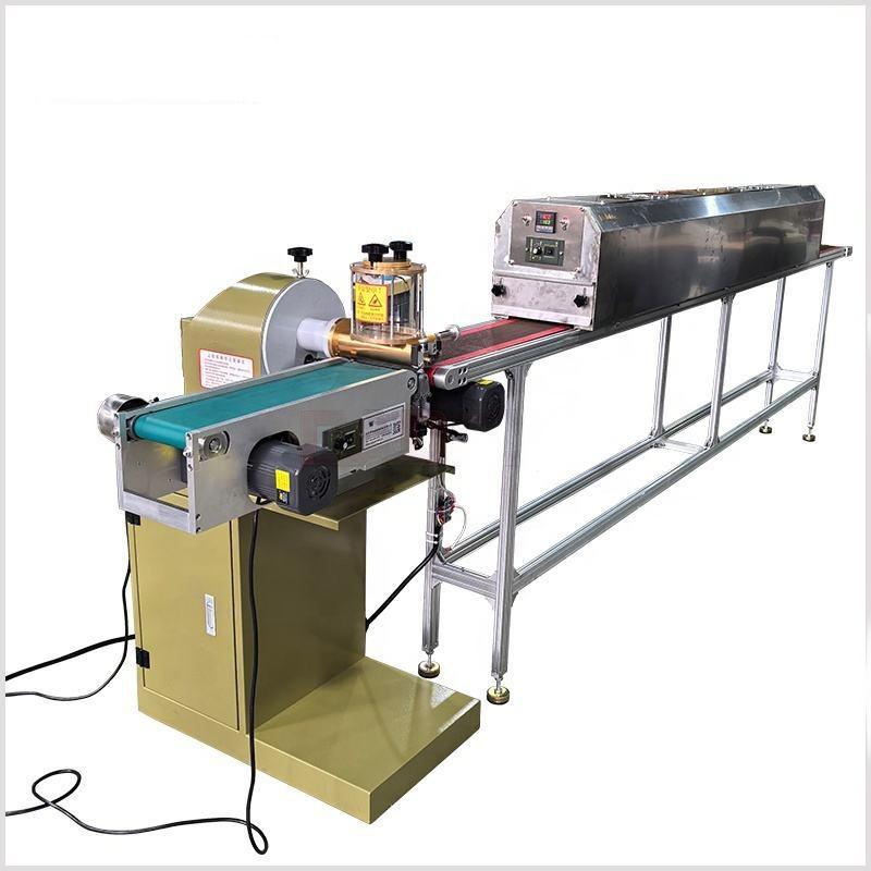 DL-129 Cabinet Type 150mm Hot Melt Glue Coating Machine Connected to Oven, Adjustable Speed Conveyor (3) DL-129 Cabinet Type 150mm Hot Melt Glue Coating Machine Connected to Oven, Adjustable Speed Conveyor (3)