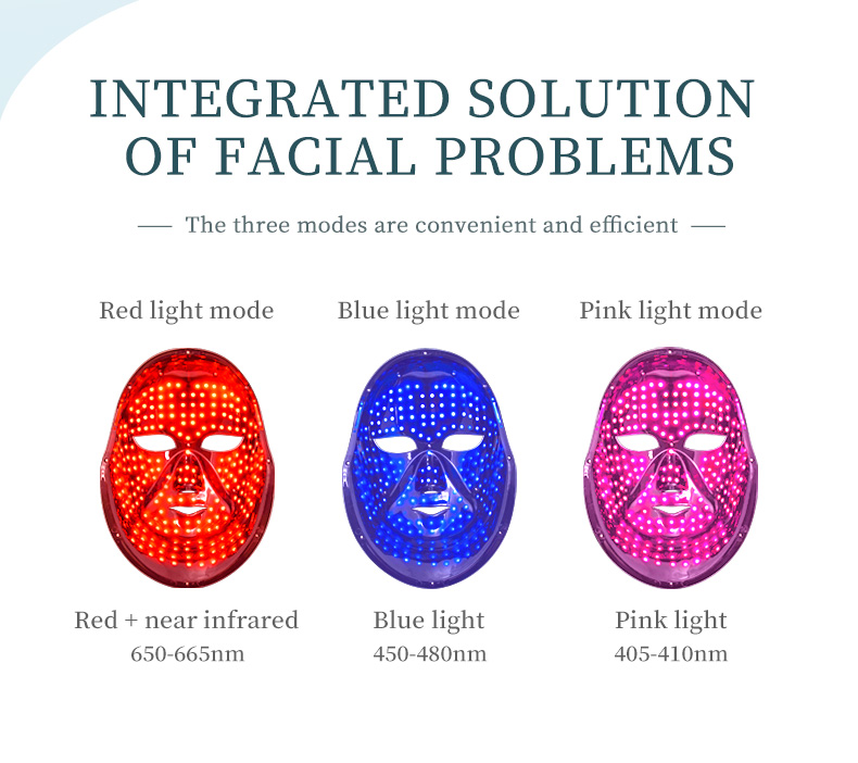 LED Face Mask 7 Light Therapy Red Light Therapy for Face _05 LED Face Mask 7 Light Therapy Red Light Therapy for Face _05