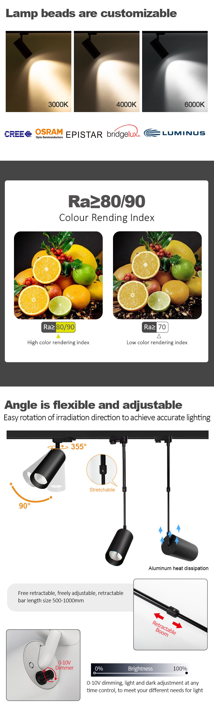 hanging led track light hanging led track light