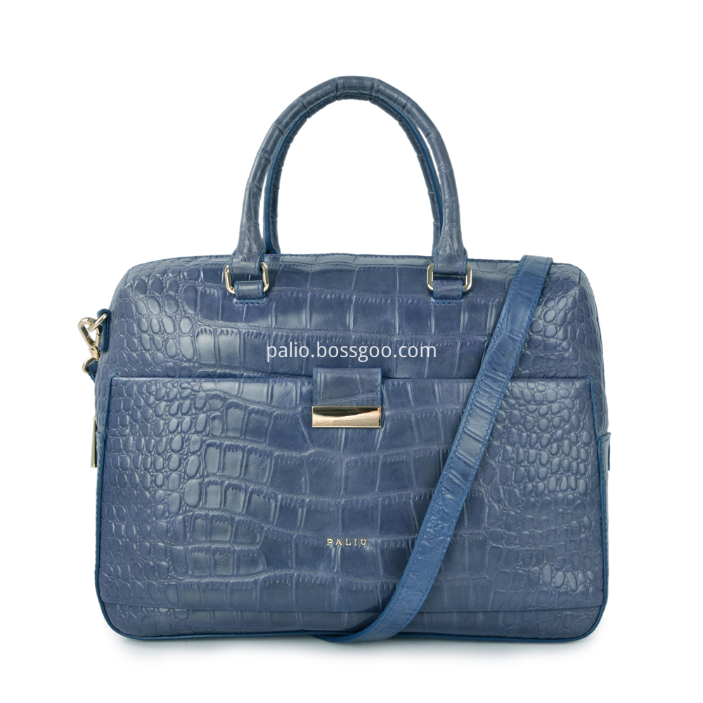 enuine leather new fashion design women business handle bag