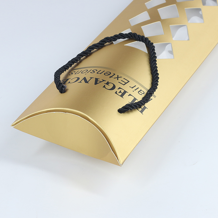 Mewah Rambut Bundle Rambut palsu Kotak Pembungkusan Kertas Luxury Hair Bundle Wig Packaging Box Bag Paper