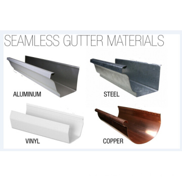 China Metal Seamless Gutters For Rain China Manufacturer