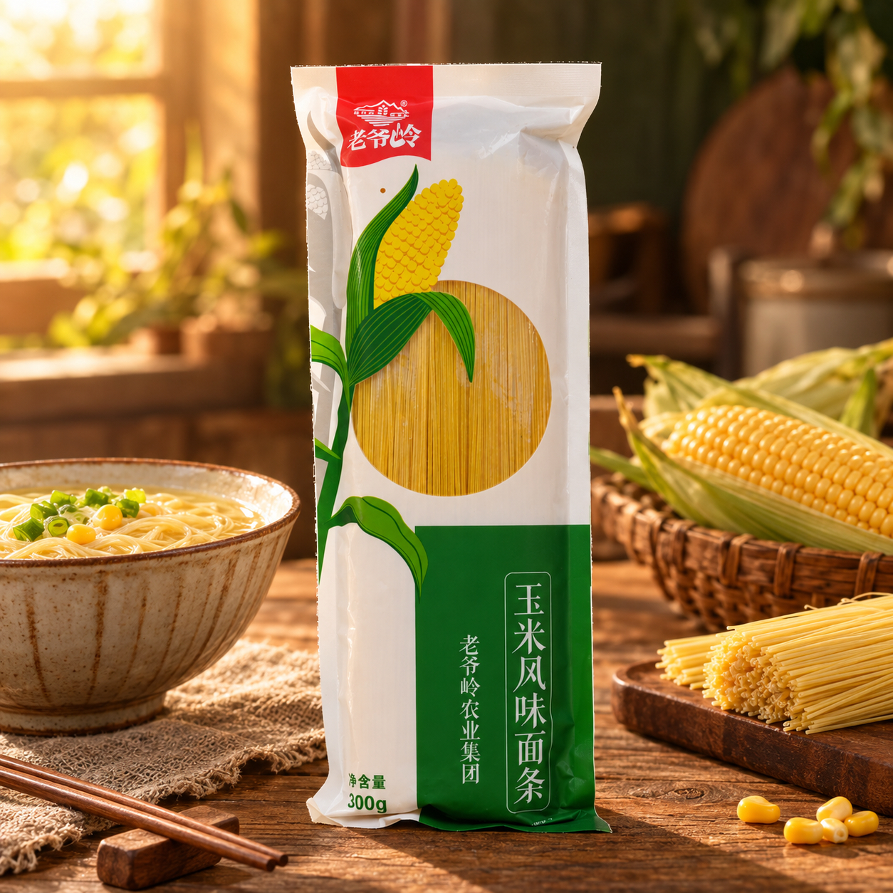 Half cooked corn noodles3 Half cooked corn noodles3