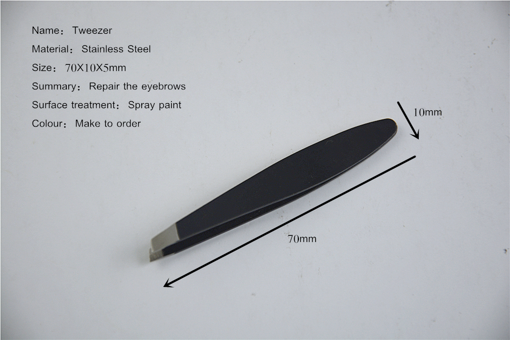Pince à épiler professionnelle Professional Slant Tweezer
