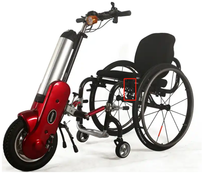 Safety-Lock Plastic-Dipped Handle Wheelchair Brake Safety-Lock Plastic-Dipped Handle Wheelchair Brake