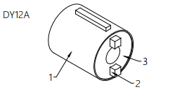 Safety handle of car roof damper  Drawing 