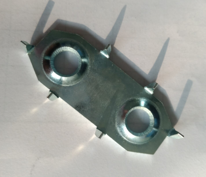 Customer-made metal stamping parts 6 prongs tee nuts