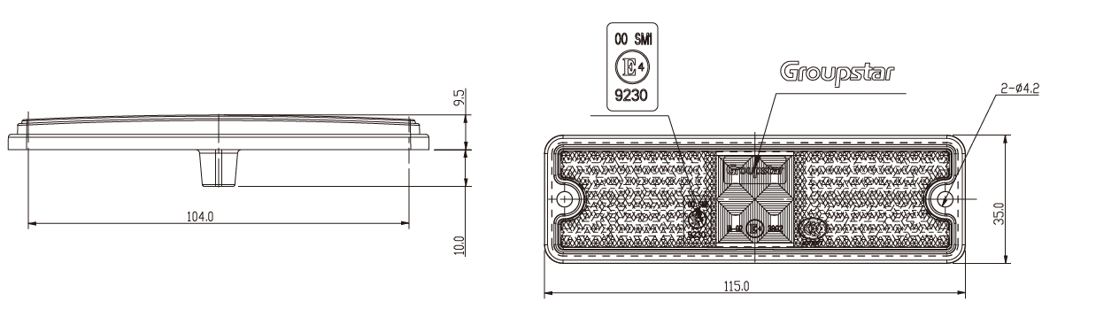 LED Truck Clearance Lamp LED Truck Clearance Lamp