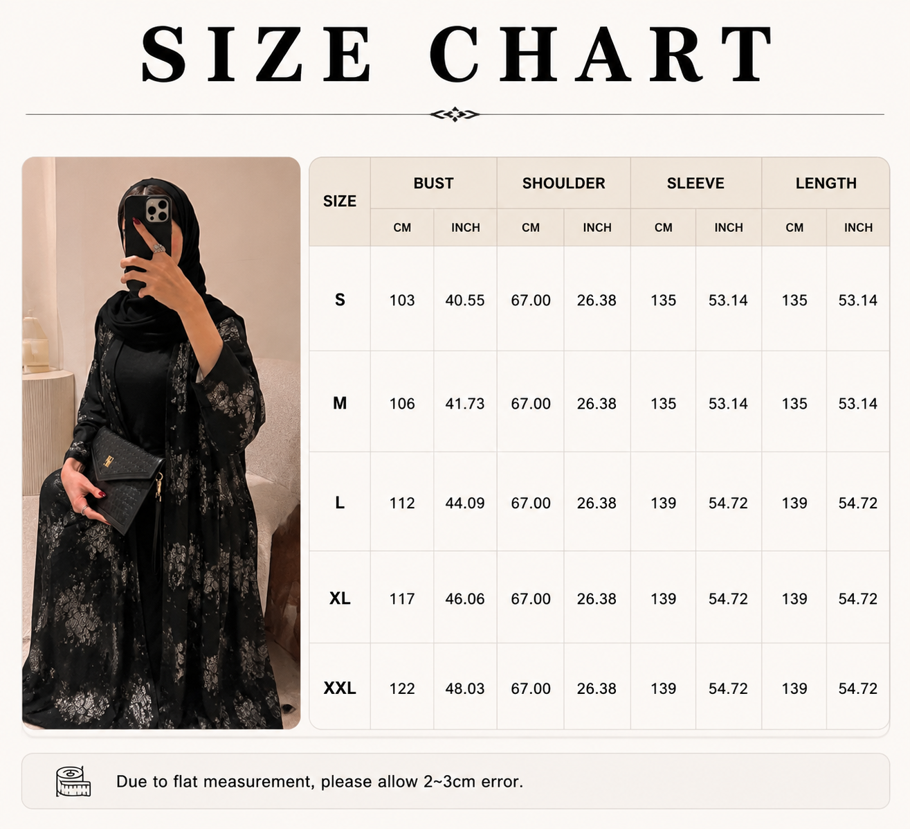 Black Lace Open Abaya Floral Pattern Front View Black Lace Open Abaya Floral Pattern Front View