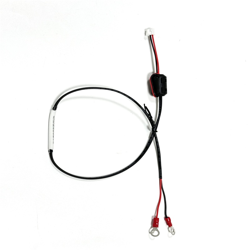 XH2.54 3Pin to Ring Terminal DC Power Cable with Ferrite Core 48V Discharge Module Harness Length 650mm XH2.54 3Pin to Ring Terminal DC Power Cable with Ferrite Core 48V Discharge Module Harness Length 650mm