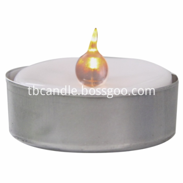 Fire protection LED tealight candle with holder