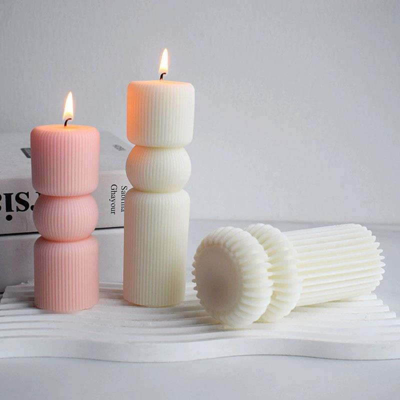 mold ribbed candle mold ribbed candle