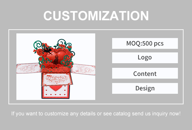 3D Anniversary Pop Up Greeting Card 3D Anniversary Pop Up Greeting Card