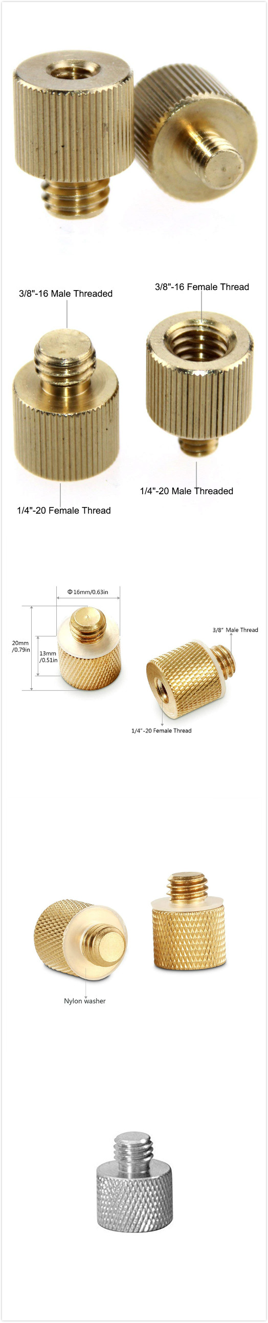 Vidalı Adaptör Thread Screw Adapter