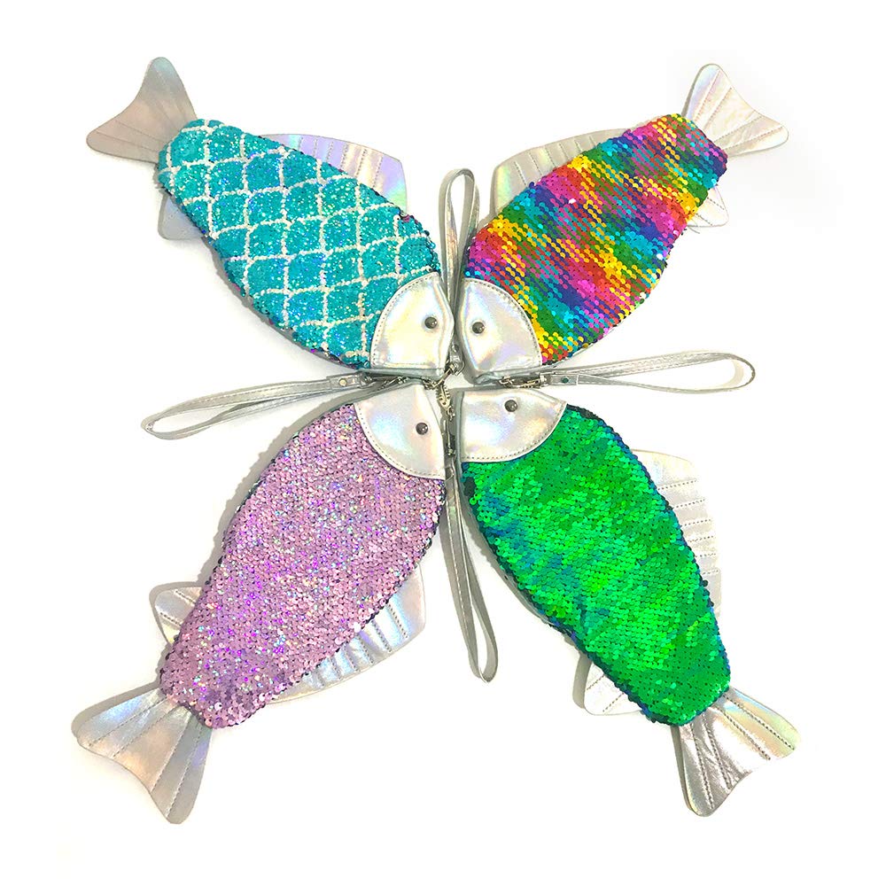 Glitter Sequin Fish Pencil Case 3 Glitter Sequin Fish Pencil Case 3