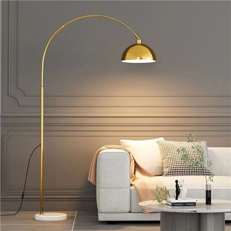 Modern-Adjustable-Height-Standing-Lamp-Gold Modern-Adjustable-Height-Standing-Lamp-Gold