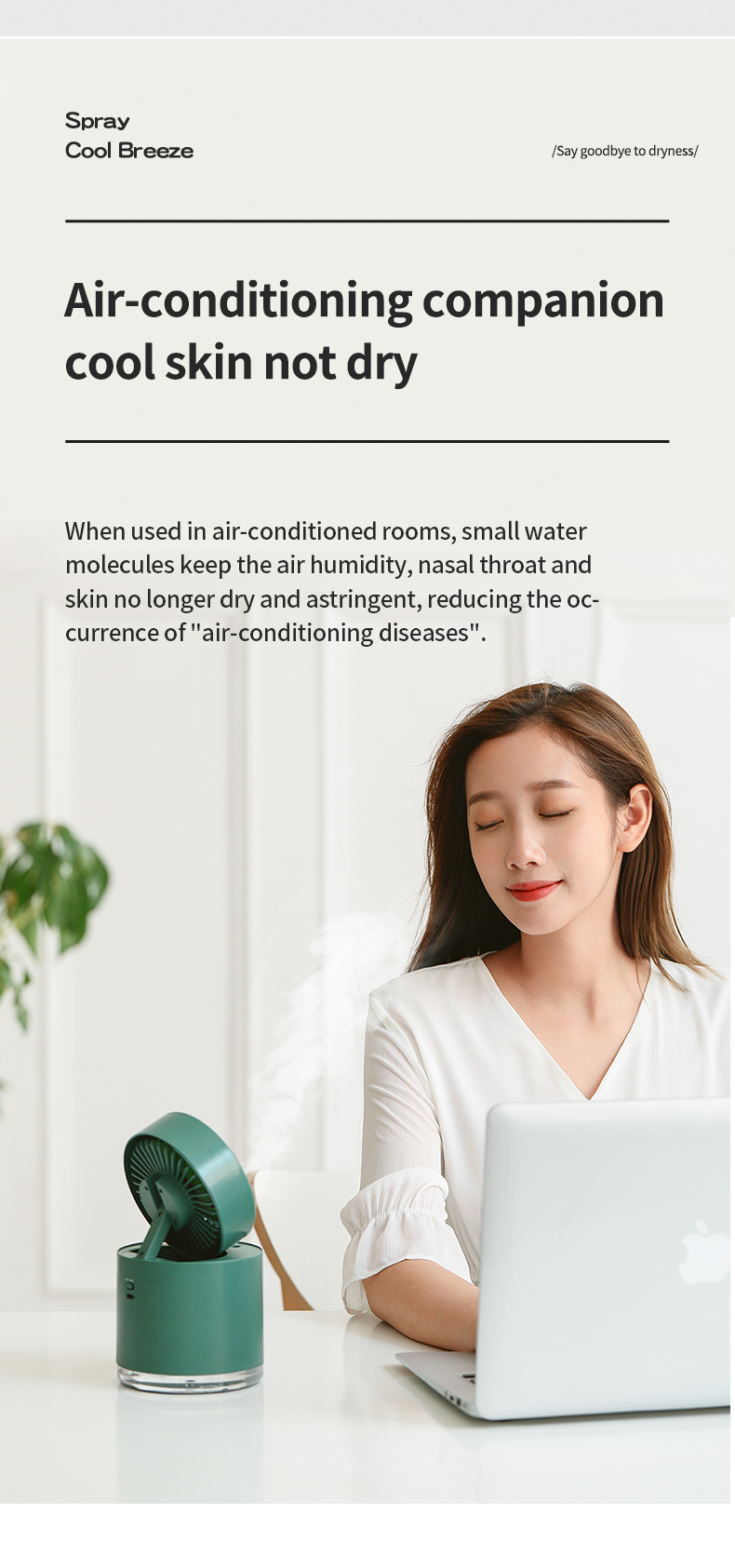 Mini Folding Humidifying Fan Mini Folding Humidifying Fan