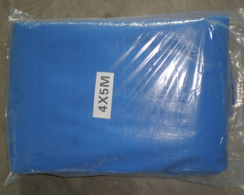 Blue PE tarpaulin 