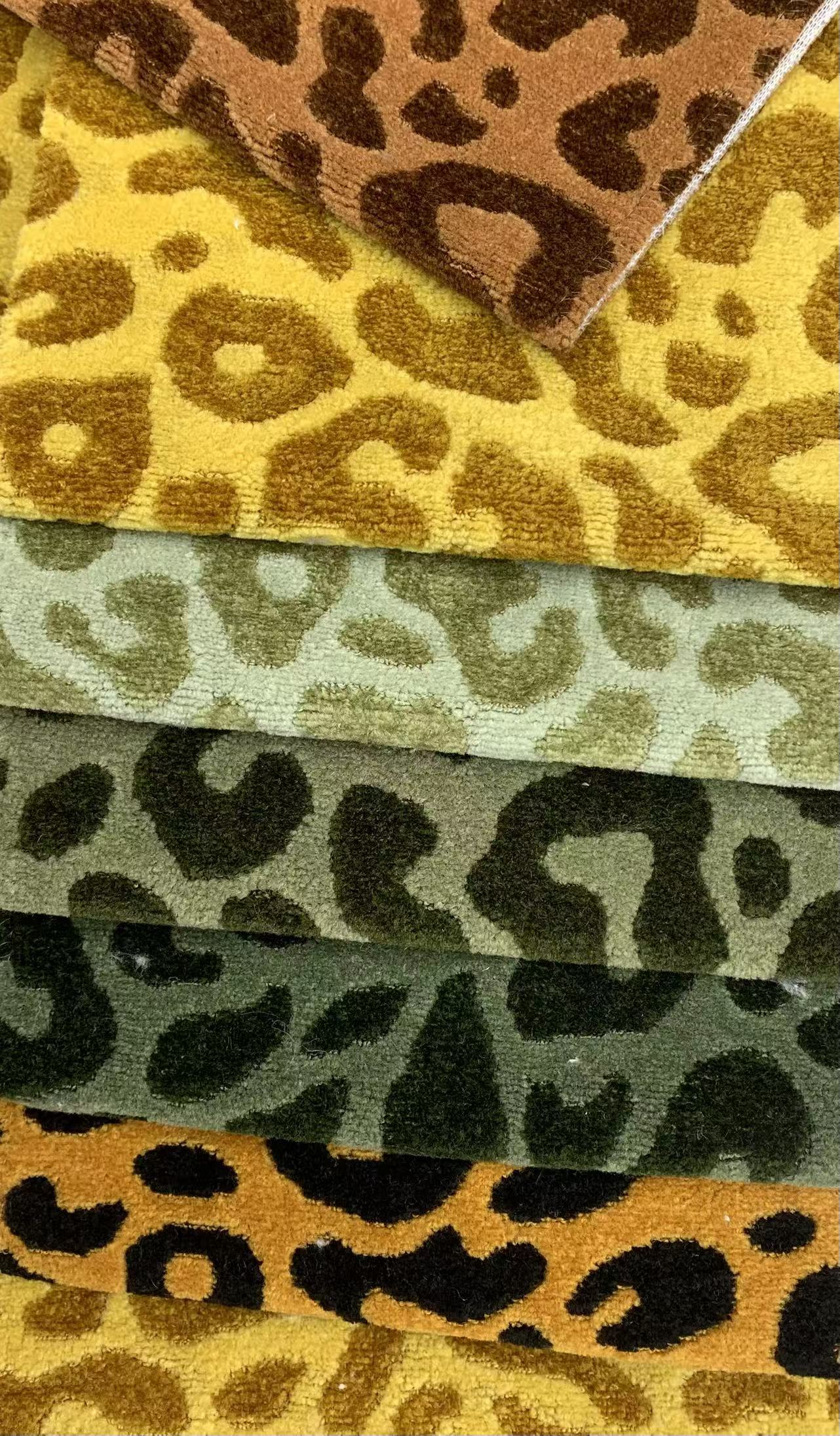 Animal Print Velvet Fabric Animal Print Velvet Fabric