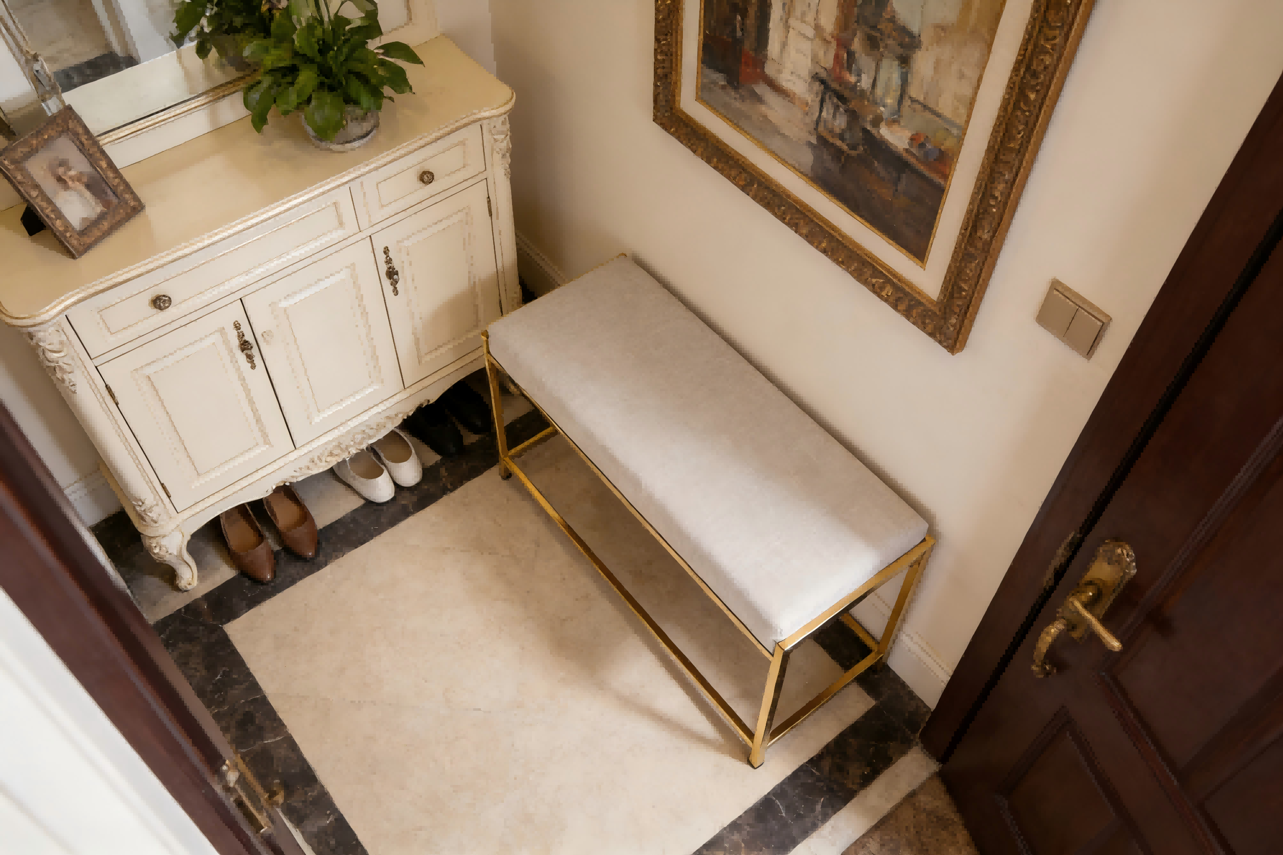 TL-AB04G Fabric Upholstered Bench 1 TL-AB04G Fabric Upholstered Bench 1