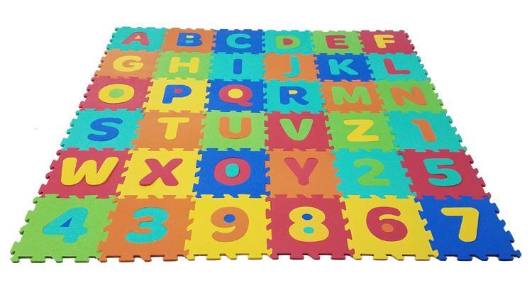 Numbers & Alphabets Puzzle Mat