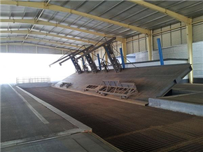 Sojabohnen entladen Maschine Soybeans Unloading Machine