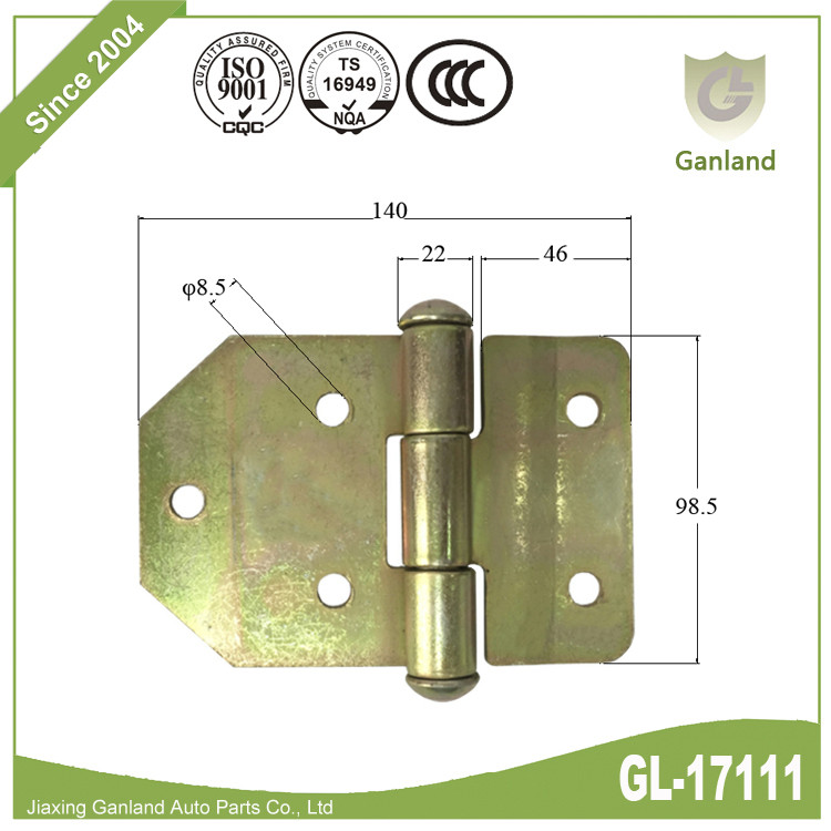 Steel back flap hinge gl-17118 Steel back flap hinge gl-17118